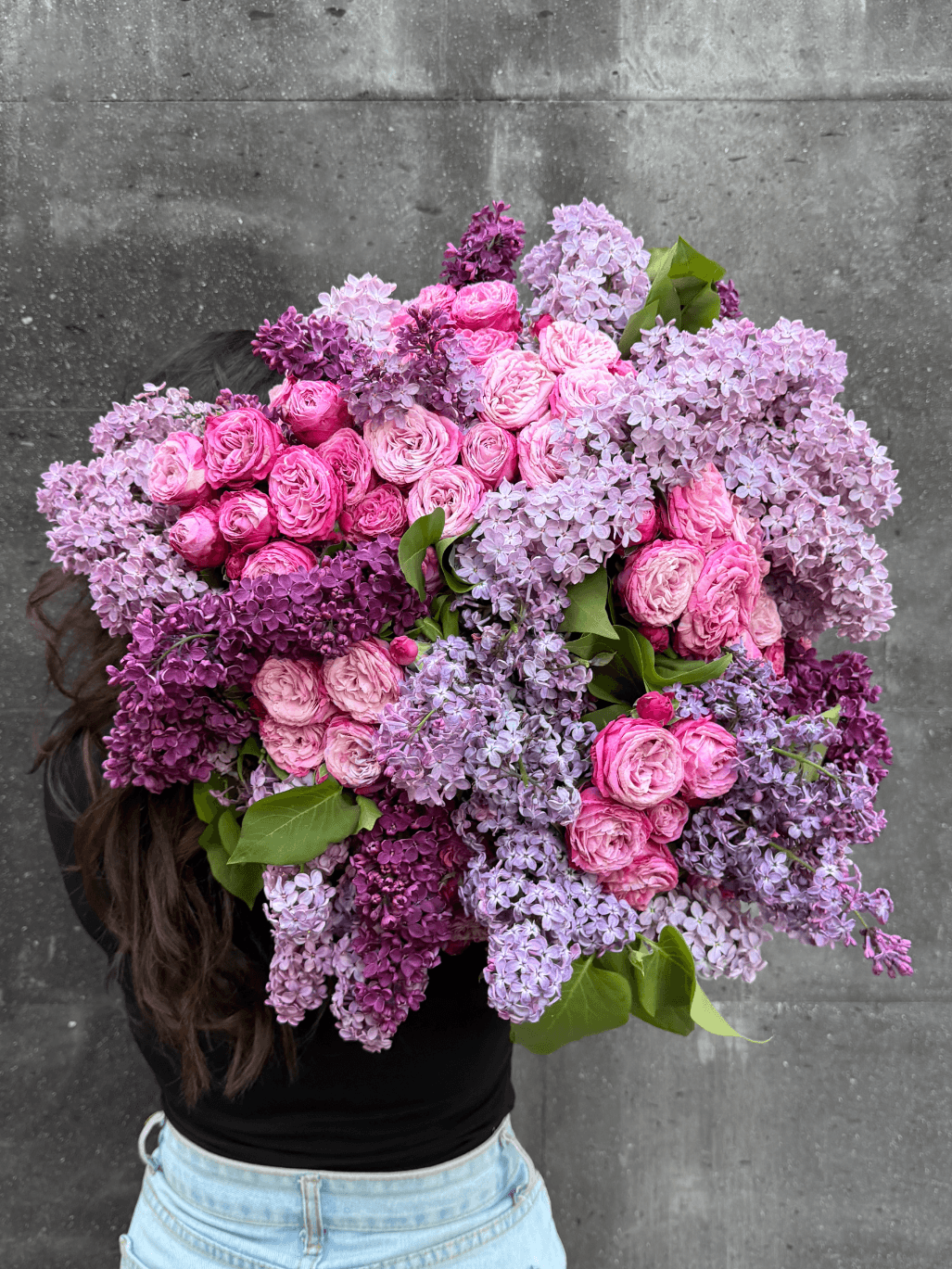 Elegant Lilac Bouquet - Soft Pink Rose Flowers - Thumbnail 1 of 2 | Flowers Theory