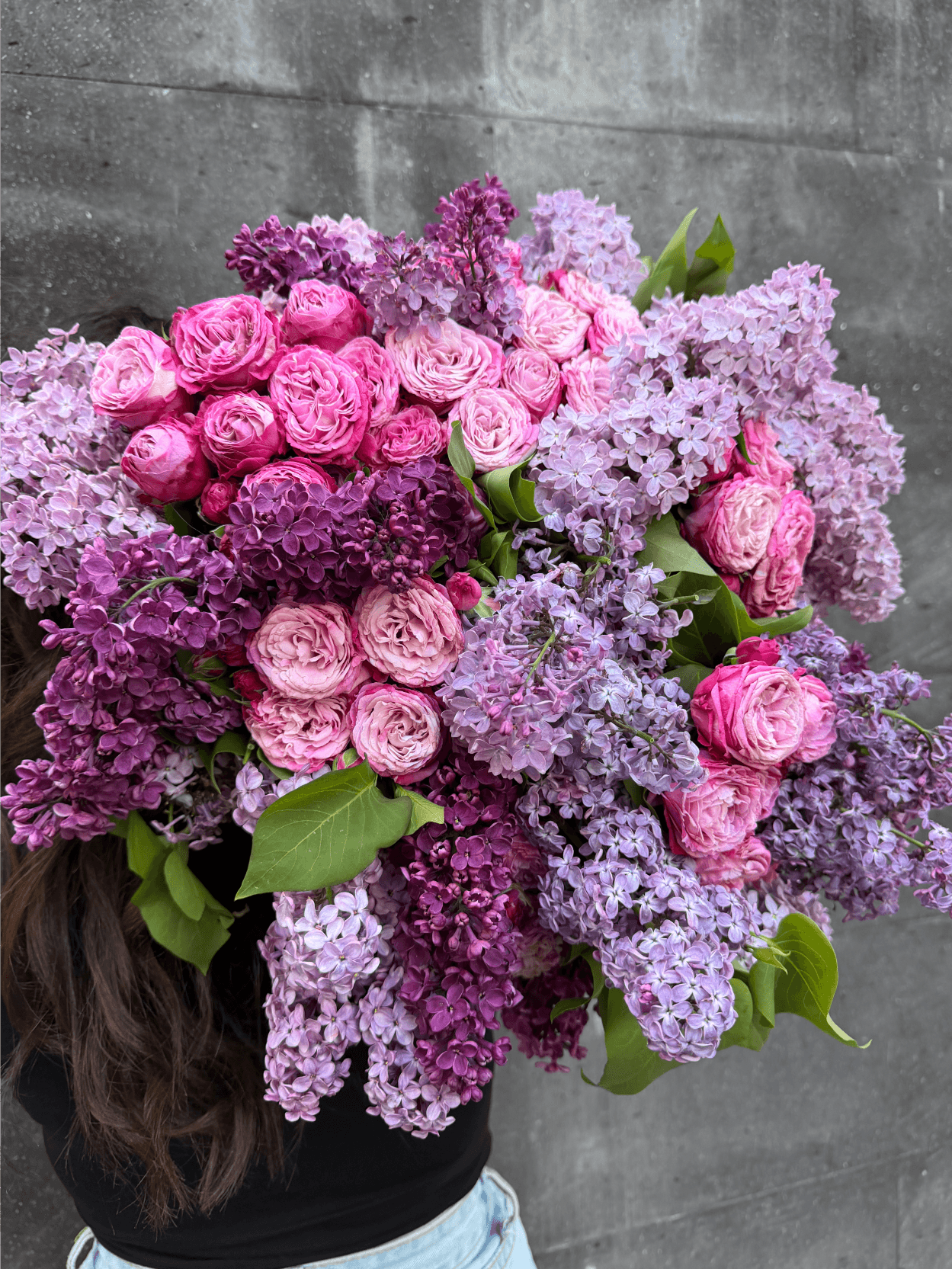 Elegant Lilac Bouquet - Soft Pink Rose Flowers - Thumbnail 2 of 2 | Flowers Theory