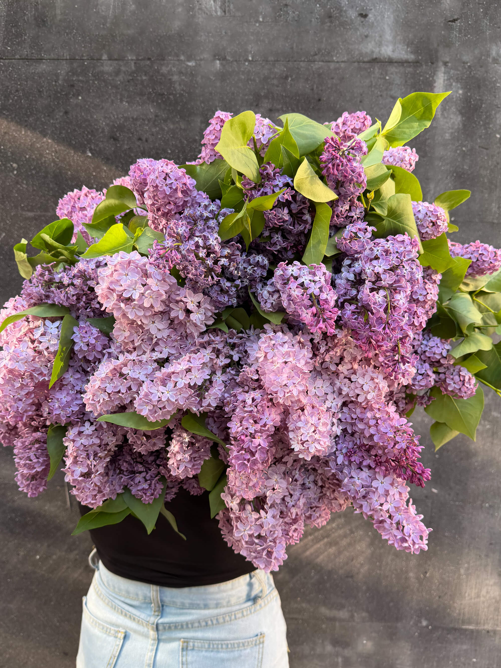 Lilac bouquet in deep purple and violet spring tones - Thumbnail 2 of 2 | Flowers Theory