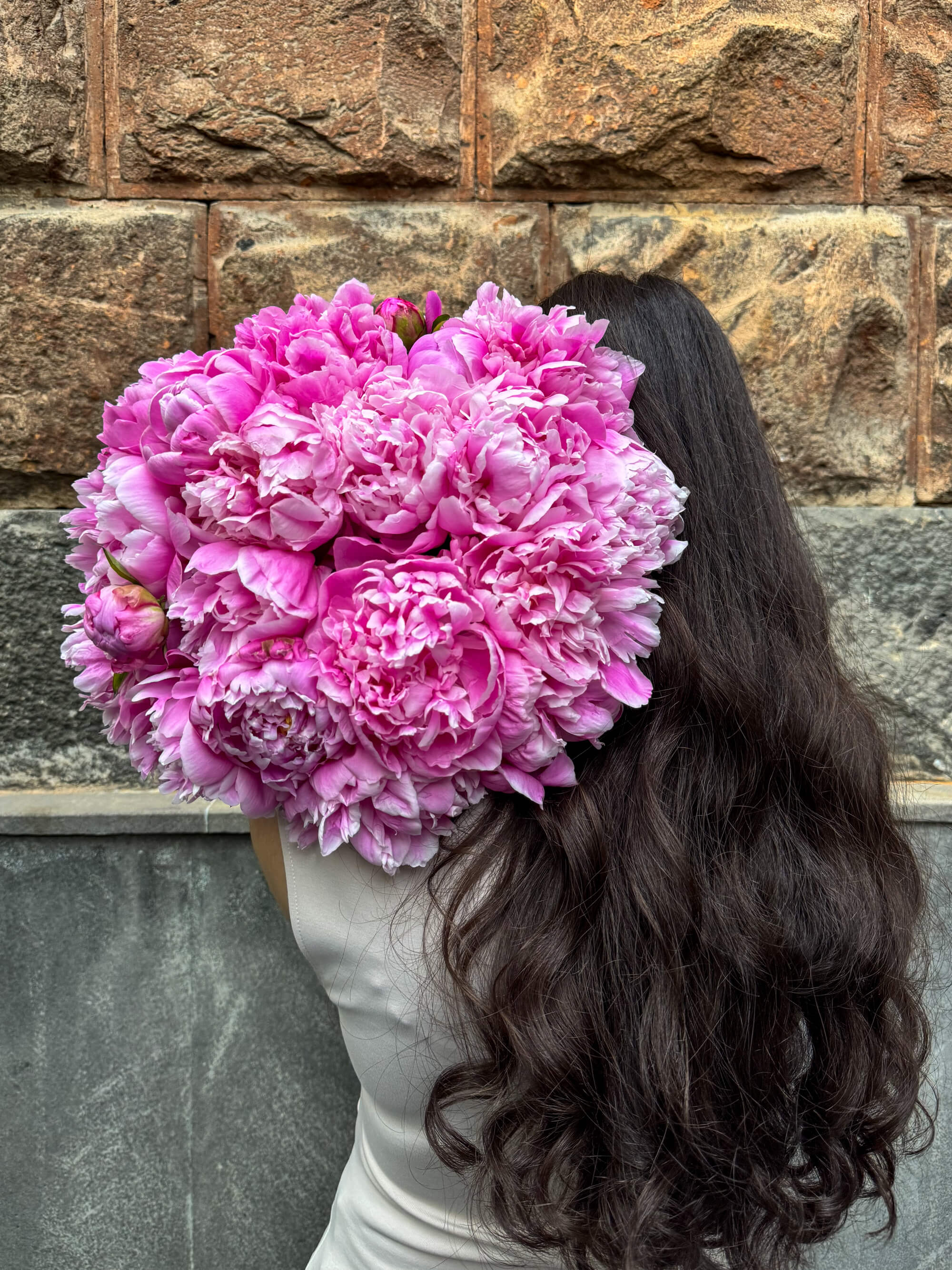 Large Pink Peonies Bouquet · FlowersTheory - Thumbnail 1 of 2 | Flowers Theory